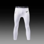 Elite Pro White Compression Tights - Image 3