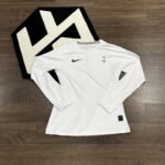 Elite Pro White Compression Long Sleeve
