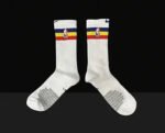 ELITE Mid-Length Socks - Black/White - Image 2