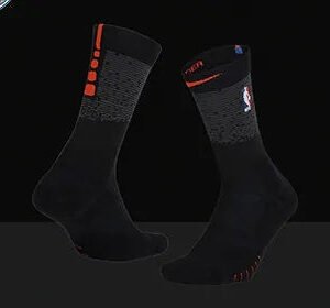 ELITE Mid-Length Socks - Black/White