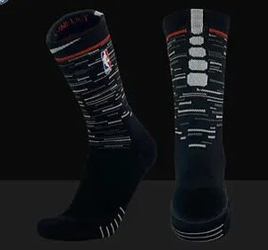 ELITE Mid-Length Socks - Black/White