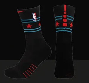 ELITE Mid-Length Socks - Black/White