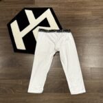 Elite Pro White Compression Tights - Image 2